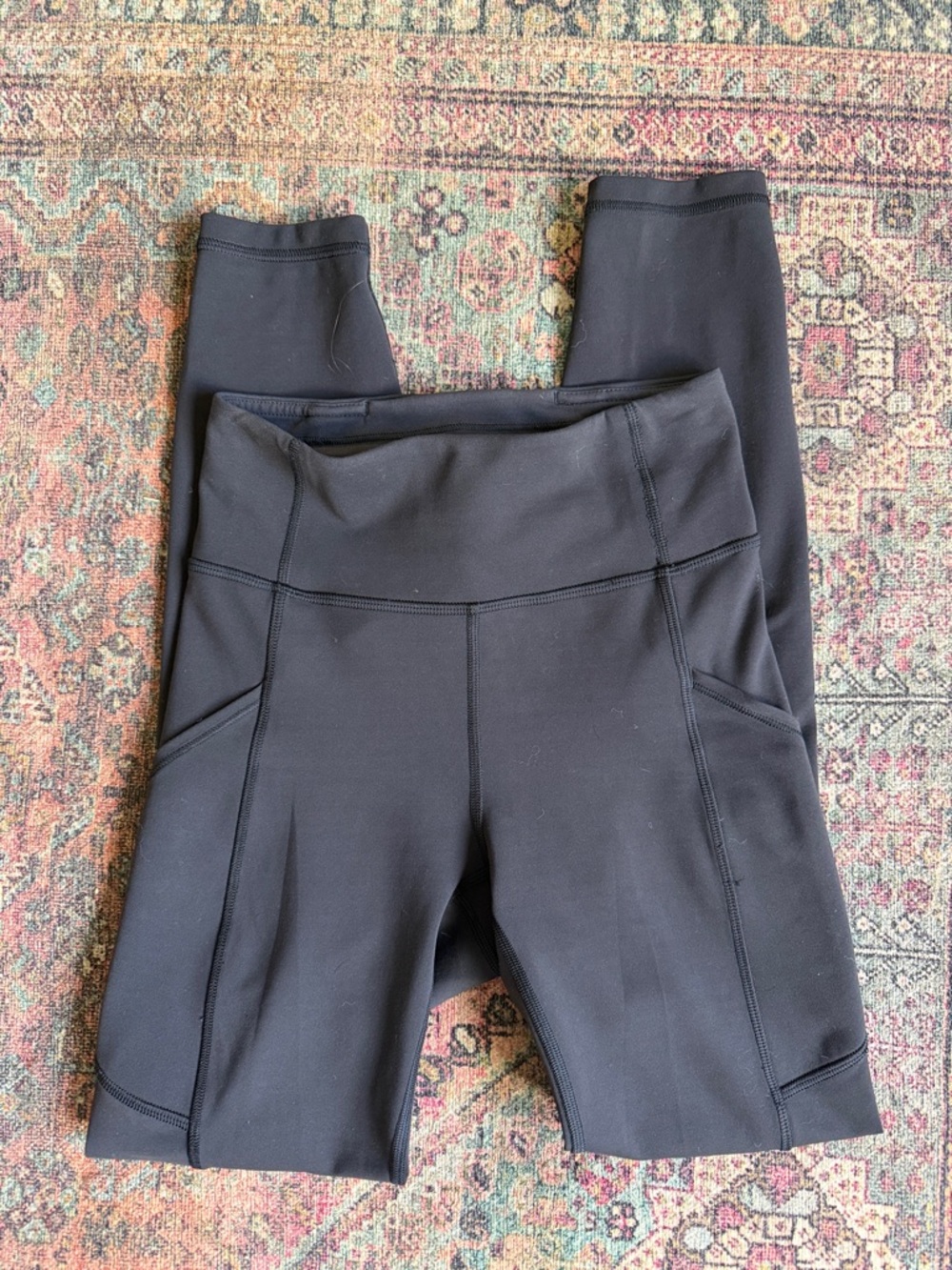 Lululemon Black Align Leggings with Pockets 28” 2